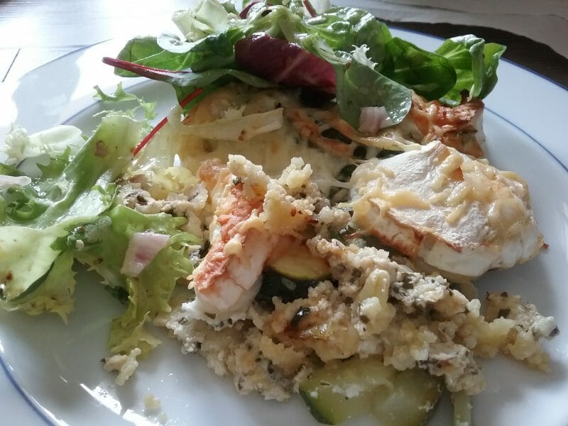 Cliquez pour zoomer ! Gratin de courgettes au chèvre Thermomix par Isa29270