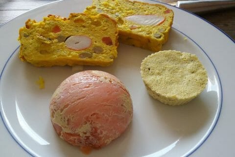 Cliquez pour zoomer ! Timbales de courgettes et saumon fumé Thermomix par Isa29270