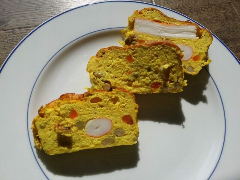 Terrine de macédoine et surimi au Thermomix Cookomix