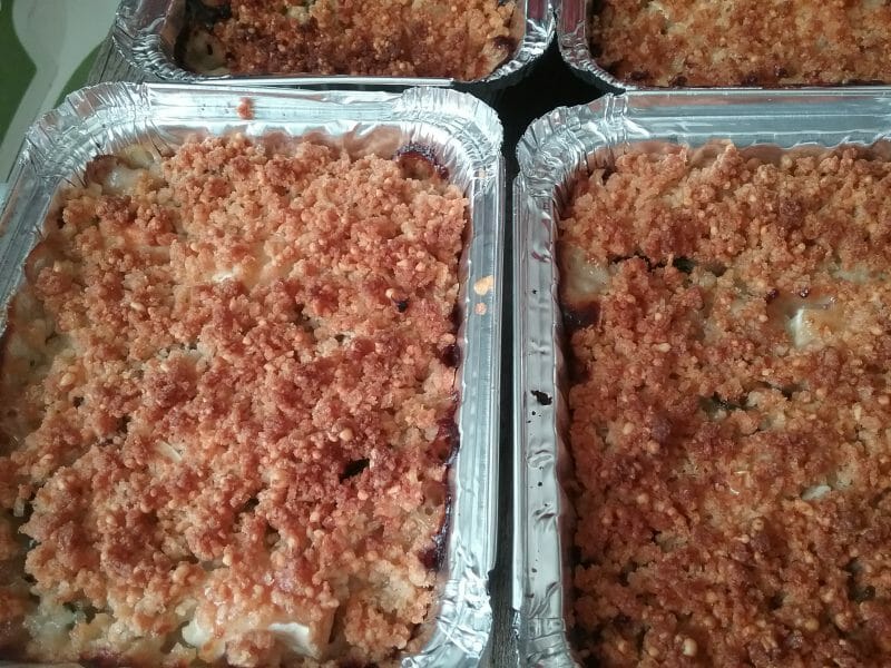 Cliquez pour zoomer ! Crumble courgettes, chèvre et lardons Thermomix par Isa29270