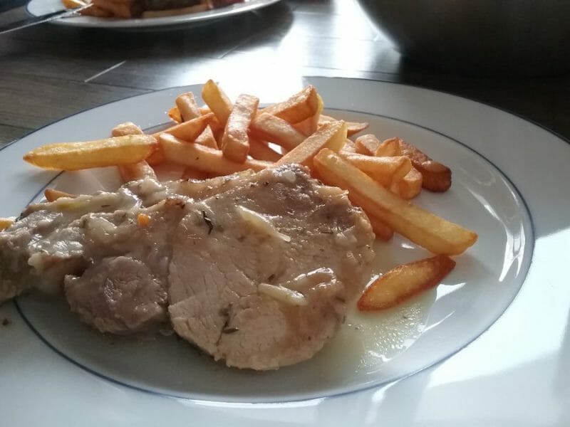 Cliquez pour zoomer ! Roti de porc sauce échalote Thermomix par Isa29270