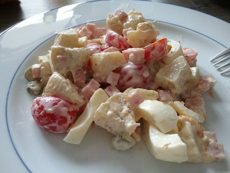 Cliquez pour zoomer ! Salade piémontaise Thermomix par Isa29270