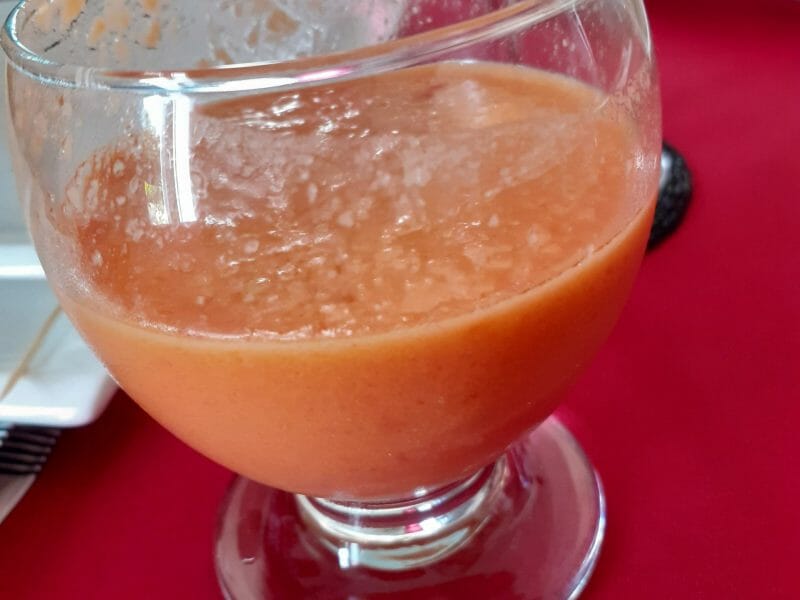 Cliquez pour zoomer ! Gaspacho de melon vert Thermomix par Isa29270