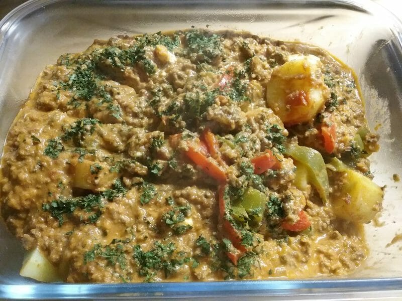 Cliquez pour zoomer ! Boeuf aux poivrons et pommes de terre Thermomix par Isa29270