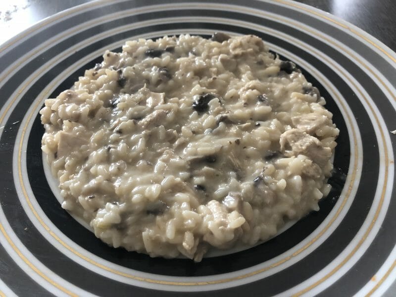 Cliquez pour zoomer ! Risotto poulet et champignons Thermomix par GladLeyna