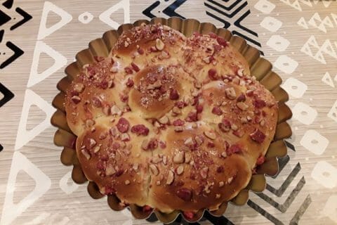 Cliquez pour zoomer ! Brioche aux pralines roses Thermomix par Titennette