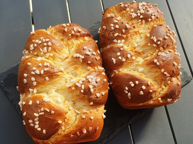 Cliquez pour zoomer ! Brioche tressée à la mie filante Thermomix par rorore90