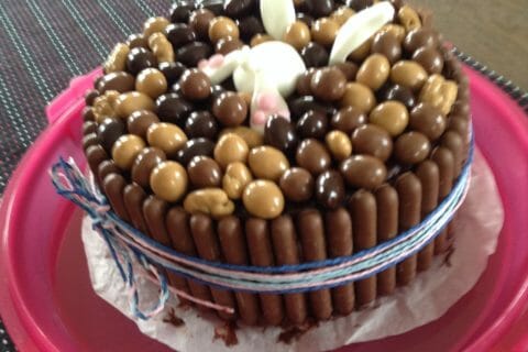 Cliquez pour zoomer ! Gâteau lapin de Pâques Thermomix par Audreythegre