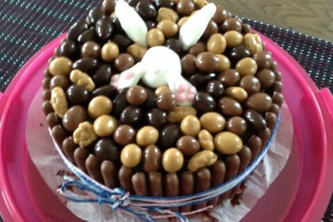 Cliquez pour zoomer ! Gâteau lapin de Pâques Thermomix par Audreythegre