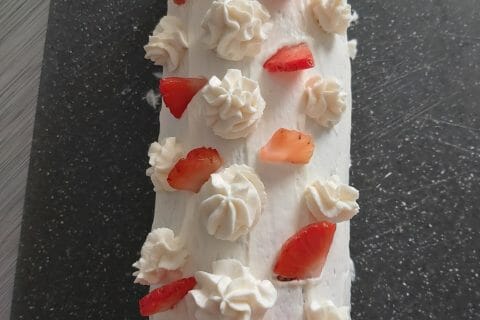 Cliquez pour zoomer ! Fraisier roulé au Thermomix