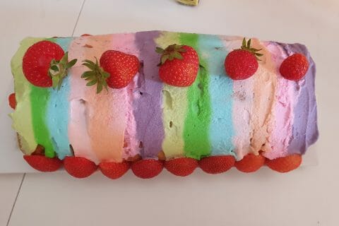 Cliquez pour zoomer ! Fraisier roulé Thermomix par Marion23