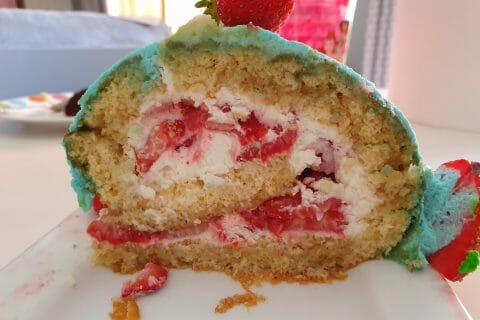 Cliquez pour zoomer ! Fraisier roulé Thermomix par Marion23