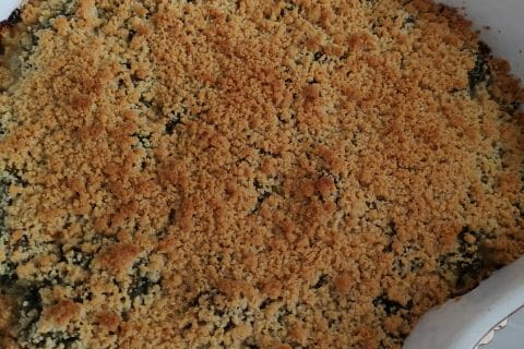 Cliquez pour zoomer ! Crumble poulet, courgettes et parmesan Thermomix par Melanie913