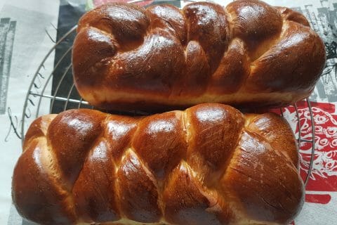 Cliquez pour zoomer ! Brioche tressée à la mie filante Thermomix par Teddy22