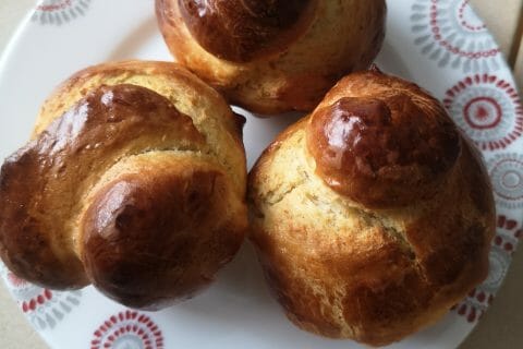 Cliquez pour zoomer ! Brioche aux pommes caramélisées Thermomix par Nadcapuflo62