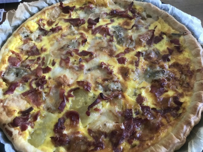 Cliquez pour zoomer ! Tarte gorgonzola et jambon de Parme Thermomix par maksomali