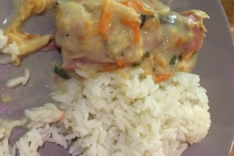 Cliquez pour zoomer ! Roulés gratinés de jambon aux légumes au Thermomix
