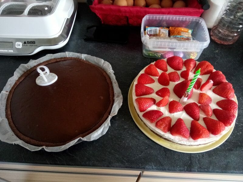 Cliquez pour zoomer ! Tarte tout chocolat Thermomix par Aurélie 🥞🍱🍫🍩☕🍽️