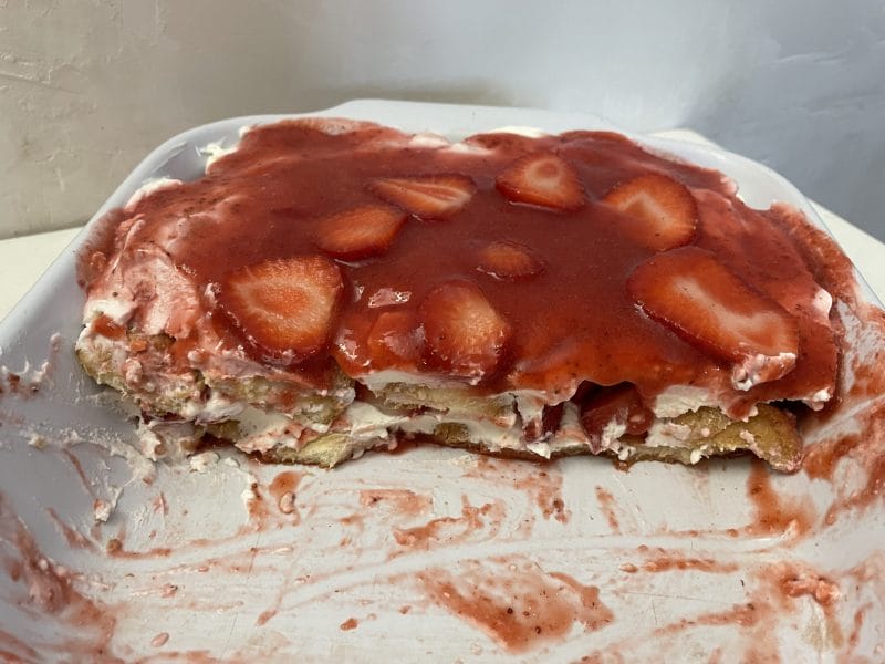 Cliquez pour zoomer ! Tiramisu aux fraises en verrines Thermomix par irmala