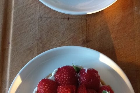 Cliquez pour zoomer ! Tarte aux fraises sans cuisson Thermomix par cecetatafolle