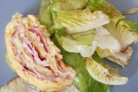 Cliquez pour zoomer ! Roulé de pommes de terre, jambon et reblochon au Thermomix