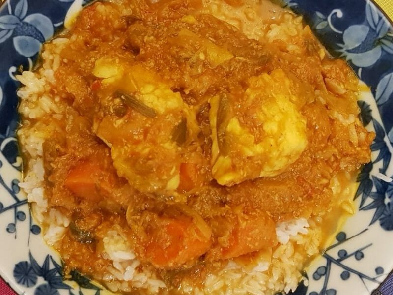 Cliquez pour zoomer ! Colombo de lotte Thermomix par Maxiane