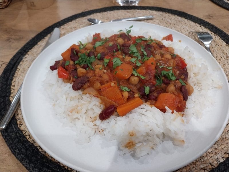 Cliquez pour zoomer ! Chili végétarien Thermomix par Elo.die.