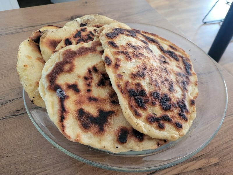 Cliquez pour zoomer ! Naans au fromage Thermomix par Elo.die.