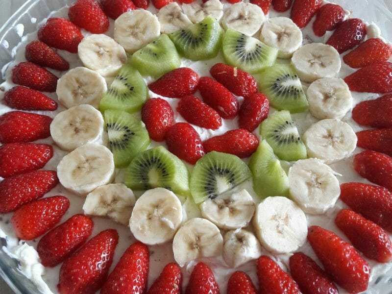 Cliquez pour zoomer ! Tarte aux fraises sans cuisson Thermomix par Feflex