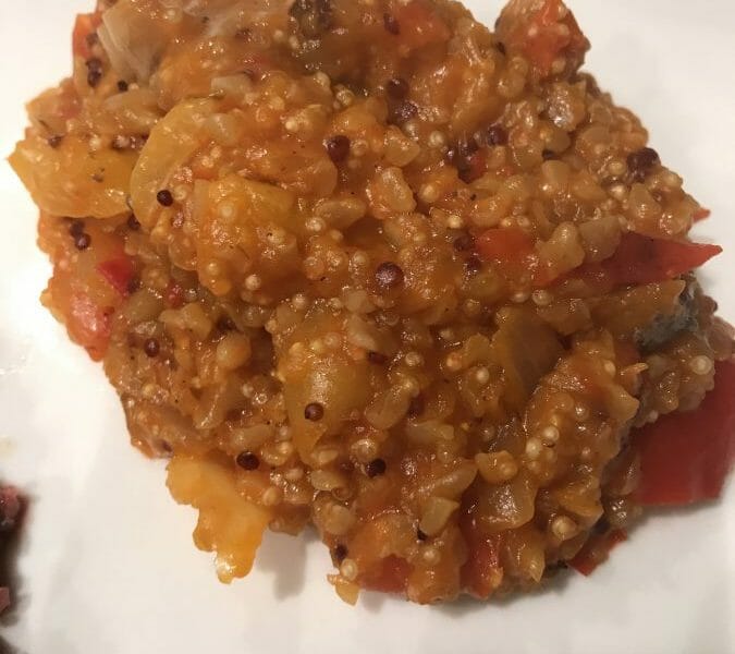 Cliquez pour zoomer ! Quinoa sauce basquaise Thermomix par Ka-com