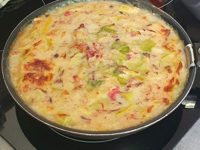 Cliquez pour zoomer ! Parmentier de poireaux Thermomix par Germain