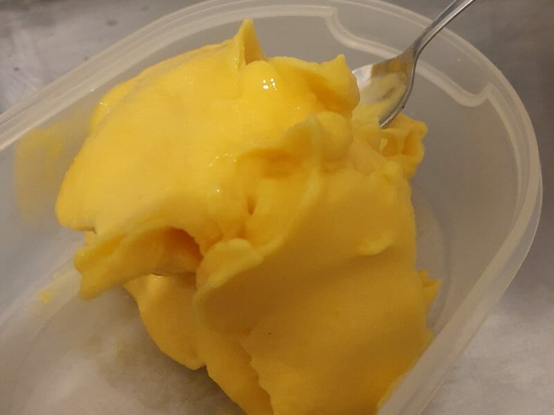 Cliquez pour zoomer ! Sorbet mangue Thermomix par Germain