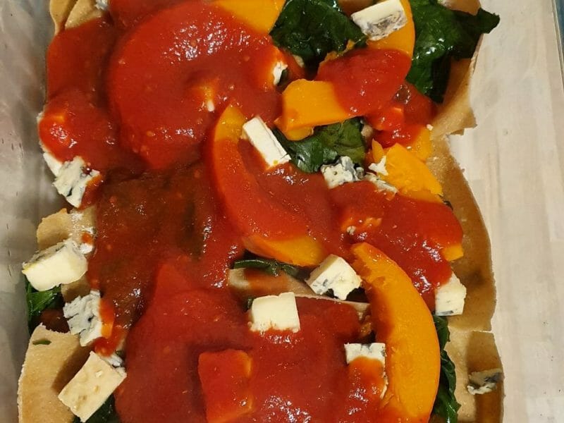 Cliquez pour zoomer ! Lasagnes épinards et chèvre Thermomix par Belluci