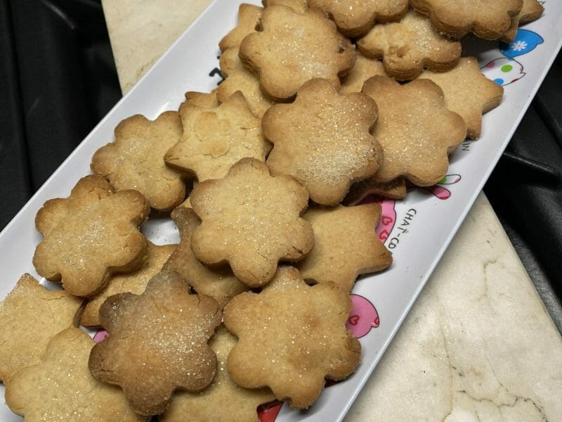 Cliquez pour zoomer ! Sablés sucrés à la vache qui rit Thermomix par Milo