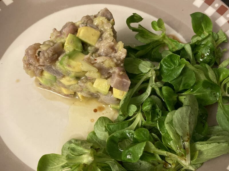 Cliquez pour zoomer ! Tartare de thon rouge Thermomix par Milo