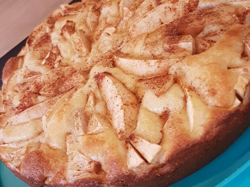 Cliquez pour zoomer ! Gâteau aux pommes et mascarpone Thermomix par CelineMin