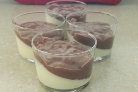 Cliquez pour zoomer ! Crème dessert au deux saveurs Thermomix par deldo31