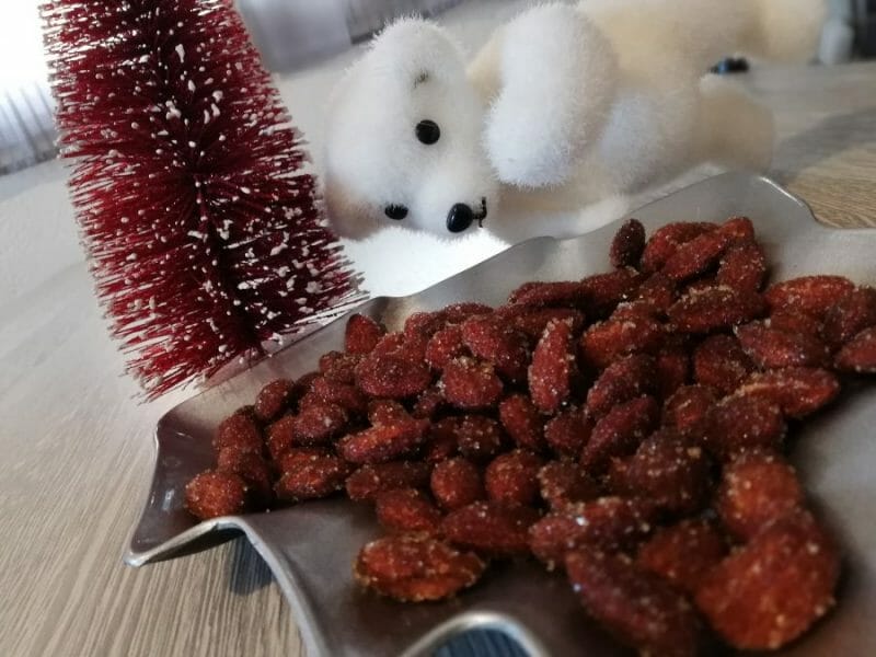 Cliquez pour zoomer ! Amandes grillées à la cannelle et au miel Thermomix par sansan06