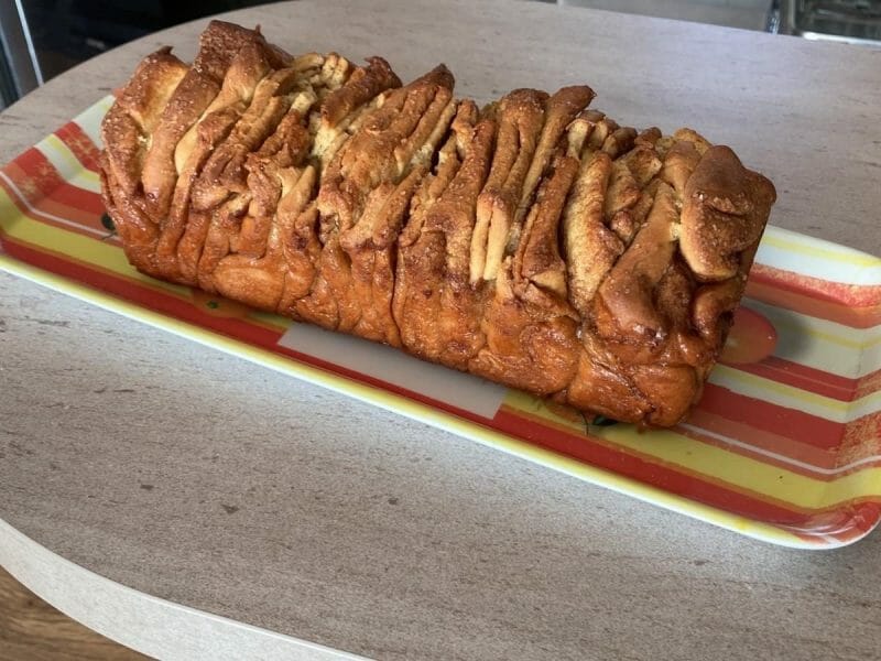 Cliquez pour zoomer ! Brioche à effeuiller à la cannelle Thermomix par Sabrina_25