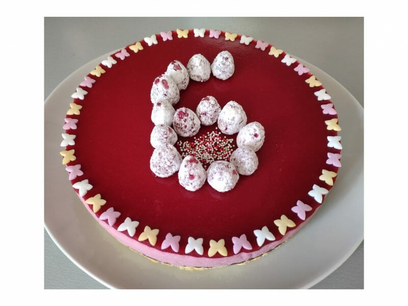 Cliquez pour zoomer ! Bavarois aux framboises Thermomix par EmiEmi21