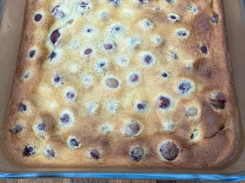 Cliquez pour zoomer ! Clafoutis aux raisins frais Thermomix par Christelle1973
