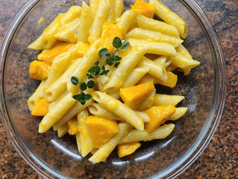 Cliquez pour zoomer ! Fusilli à la crème de potimarron et gorgonzola Thermomix par valmorlys