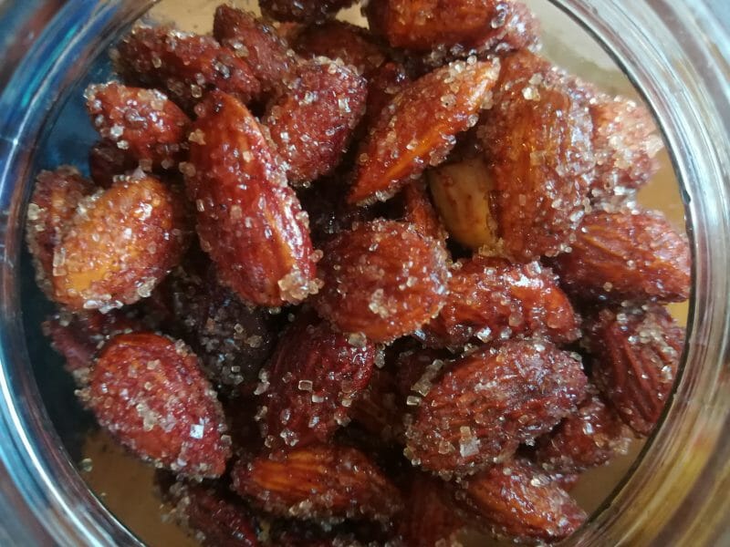 Cliquez pour zoomer ! Amandes grillées à la cannelle et au miel Thermomix par Moondy