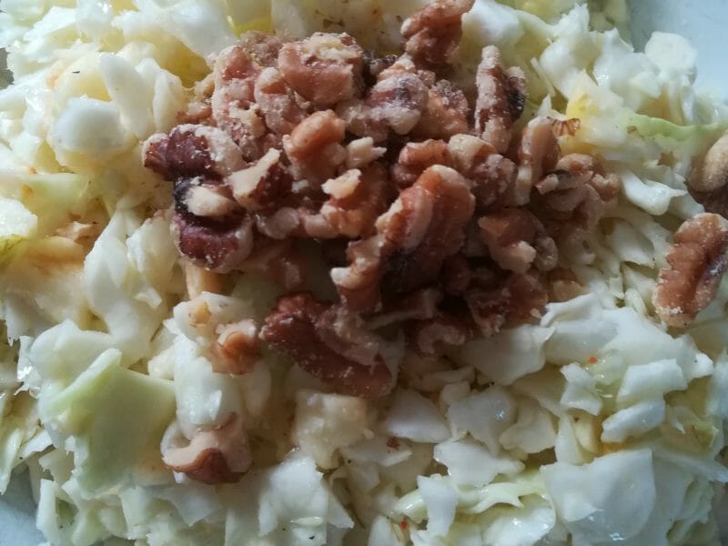 Cliquez pour zoomer ! Salade pommes, chou et noix Thermomix par Moondy