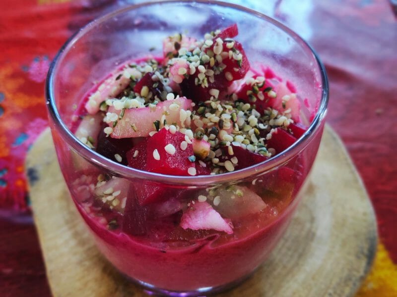 Cliquez pour zoomer ! Gaspacho de betterave et pomme Thermomix par Moondy