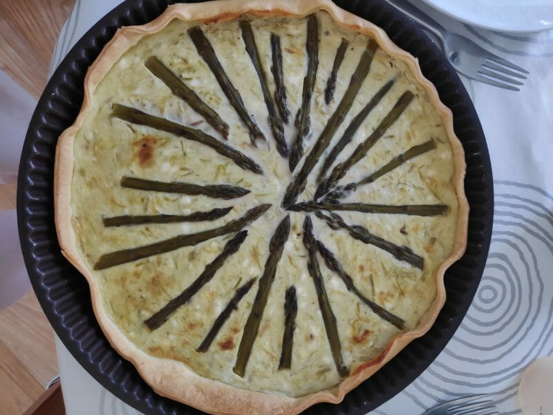 Cliquez pour zoomer ! Tarte asperges et ricotta Thermomix par Moondy