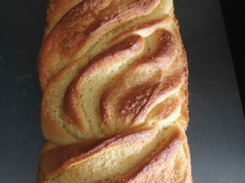 Cliquez pour zoomer ! Brioche à la crème d’amande Thermomix par Caroline