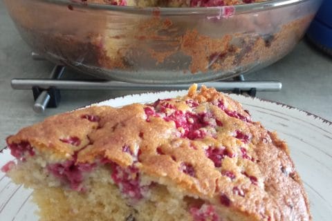 Cliquez pour zoomer ! Gâteau amandes et fruits rouges Thermomix par persephone42