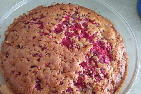 Cliquez pour zoomer ! Gâteau amandes et fruits rouges Thermomix par persephone42