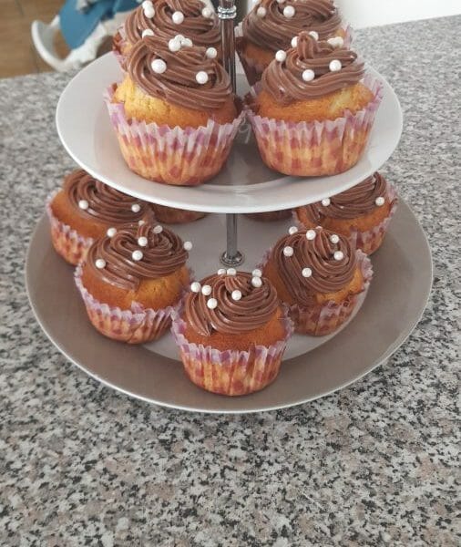 Cliquez pour zoomer ! Cupcakes au nutella Thermomix par Lise